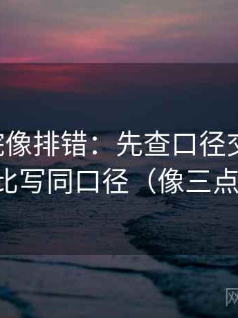 星辰影院像排错：先查口径交代清吗，再把对比写同口径（像三点提示卡）